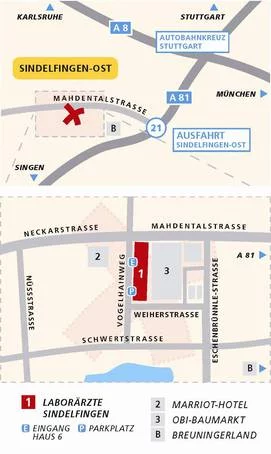 Anfahrtskarte